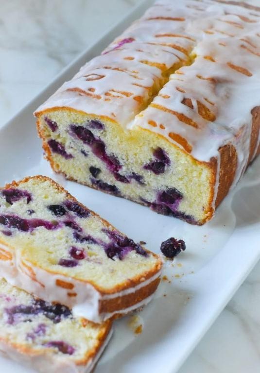 Lemon Blueberry Pound Cake