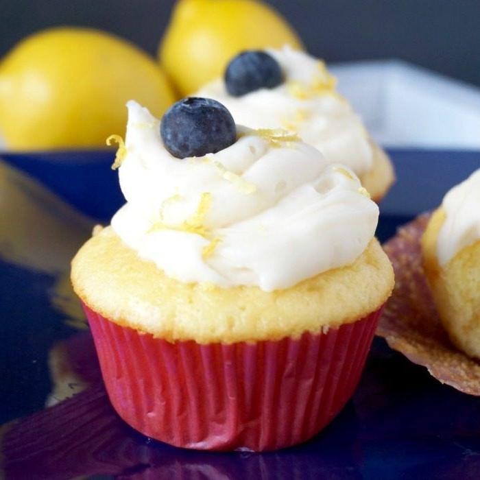 Lemon Box Cupcakes with Zesty Glaze