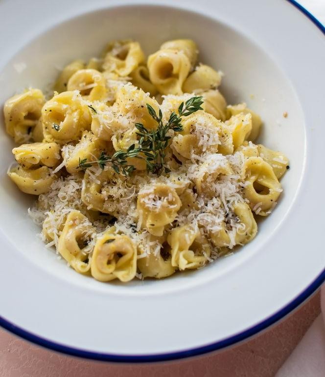Lemon Butter Mushroom Tortellini