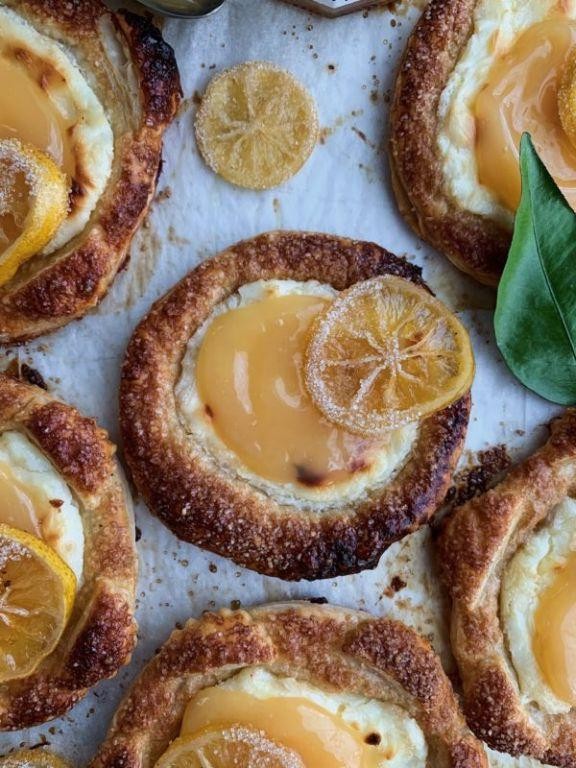 Lemon Curd Cheese Danish