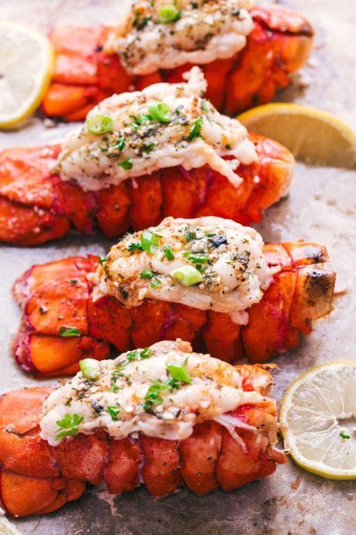 Lemon Garlic Butter Lobster Tails