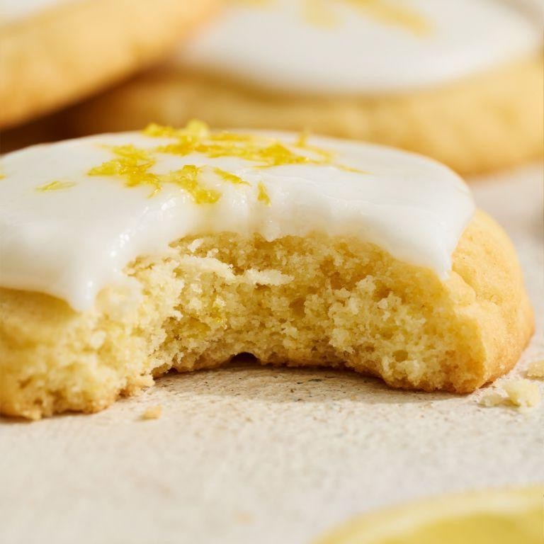 Lemon Glazed Butter Cookies