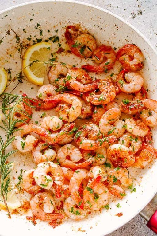 Lemon Herb Boiled Shrimp