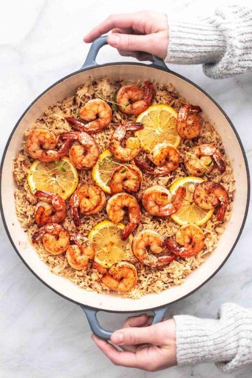 Lemon Herb Shrimp Casserole
