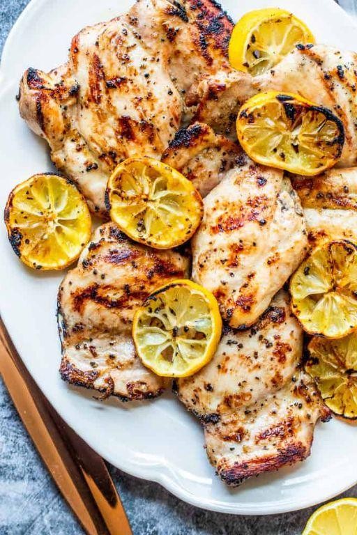Lemon Pepper BBQ Chicken Thighs