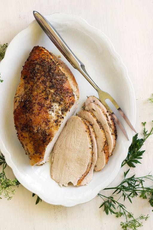 Lemon Pepper Boneless Turkey Breast with Rosemary