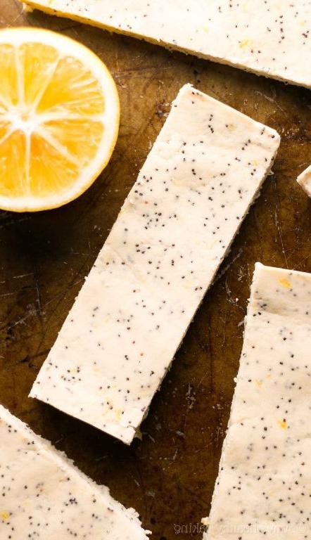 Lemon Poppy Seed Protein Bars