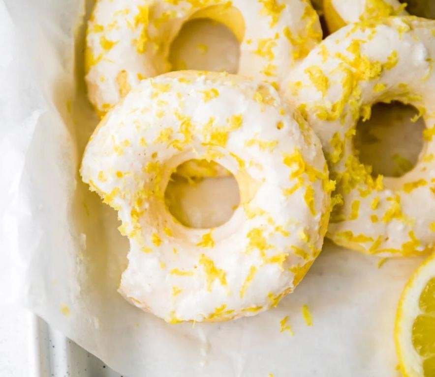 Lemon Protein Donuts