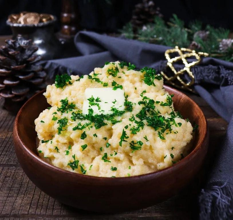 Lemon Zest and Dill Mashed Turnips