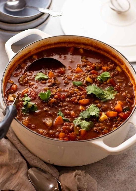 Lentil and Beef Broth Soup