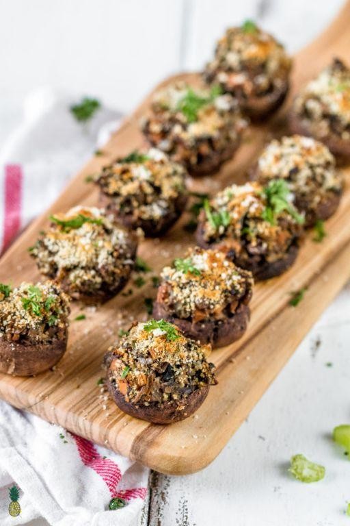 Lentil and Mushroom Stuffed Rolls