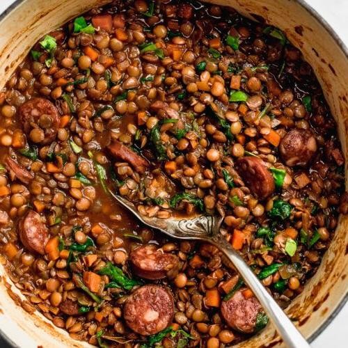 Lentil and Sausage Stew