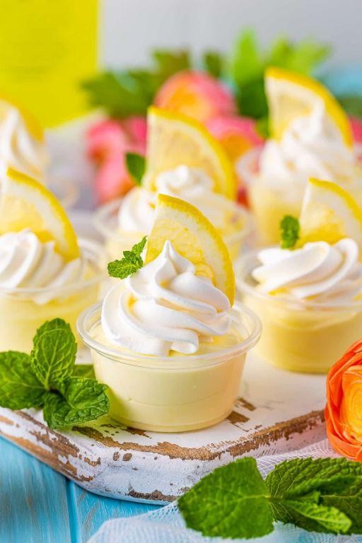 Limoncello Lemon Pudding with Vanilla Bean