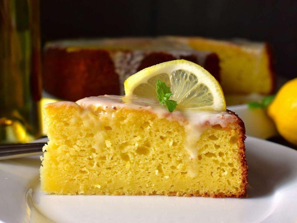 Limoncello Ricotta Cake with a Citrus Glaze