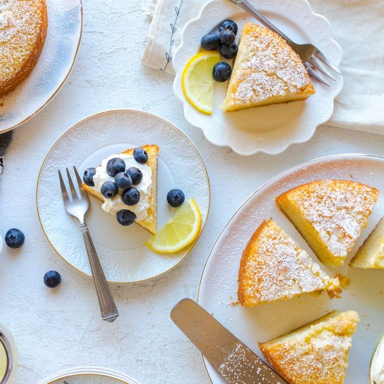 Limoncello-soaked Lemon Olive Oil Cake