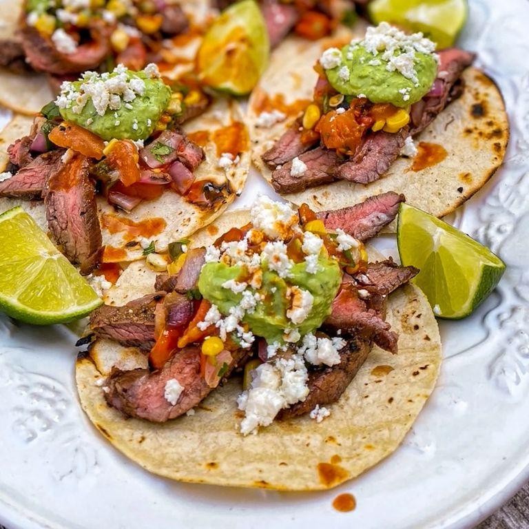 Llama Meat Tacos with Fresh Salsa