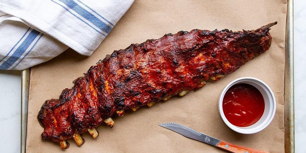 Llama Ribs with Barbecue Glaze