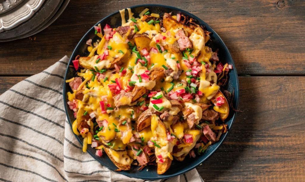 Loaded New Potato Nachos