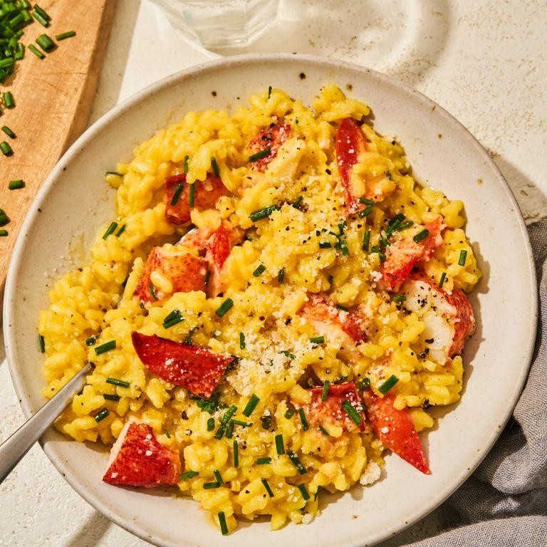 Lobster Risotto with Saffron