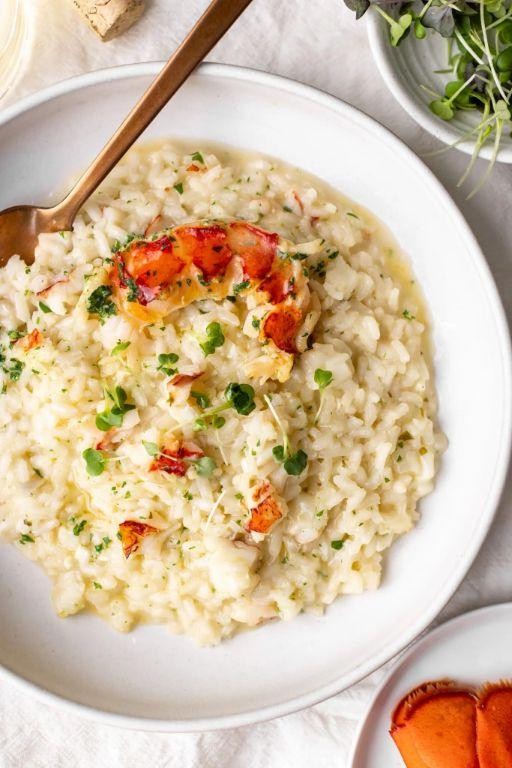 Lobster Risotto with White Wine