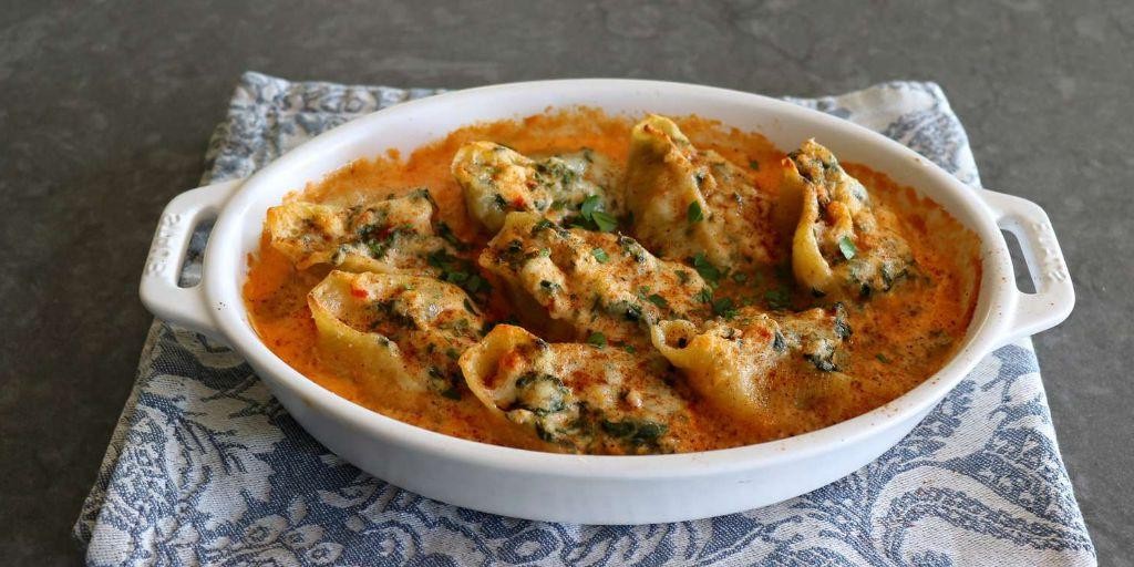 Lobster and Gruyère Stuffed Shells