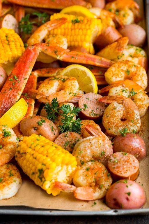Low Country Boil with Corn and Potatoes