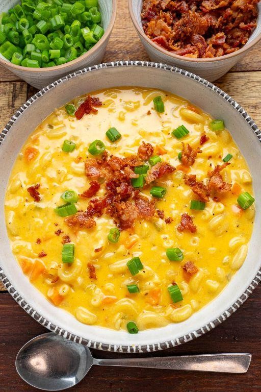 Mac and Cheese Soup