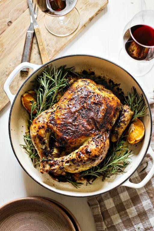 Mandarin Rosemary Roasted Chicken