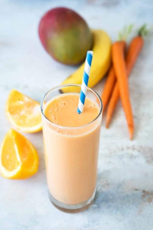Mango Carrot Vitamin A Boost Smoothie