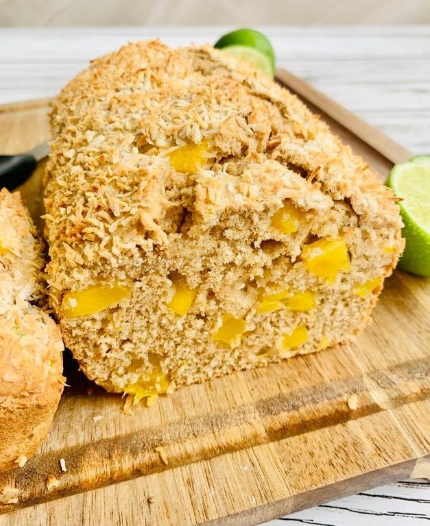 Mango Coconut Lime Bread