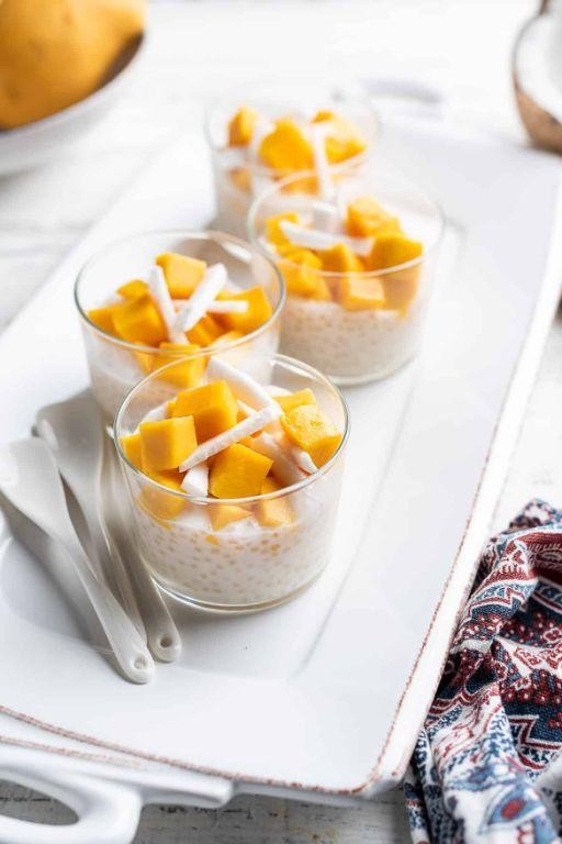 Mango Flavored Kadubu with Coconut
