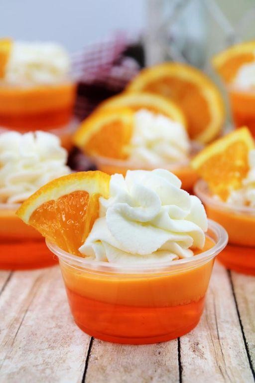Mango Passionfruit Rum Jello Shooters
