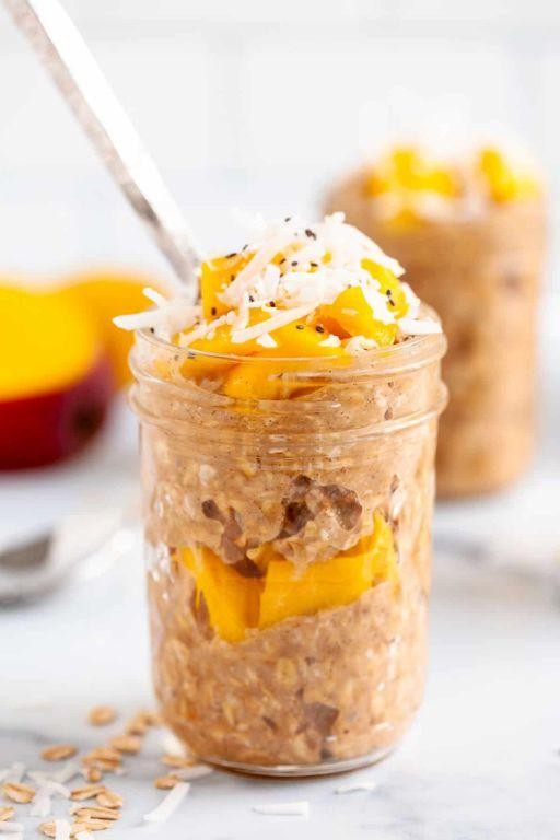 Mango Turmeric Overnight Oats