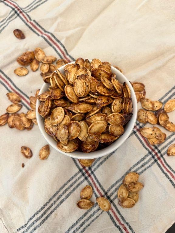 Maple Brown Butter Pumpkin Seeds