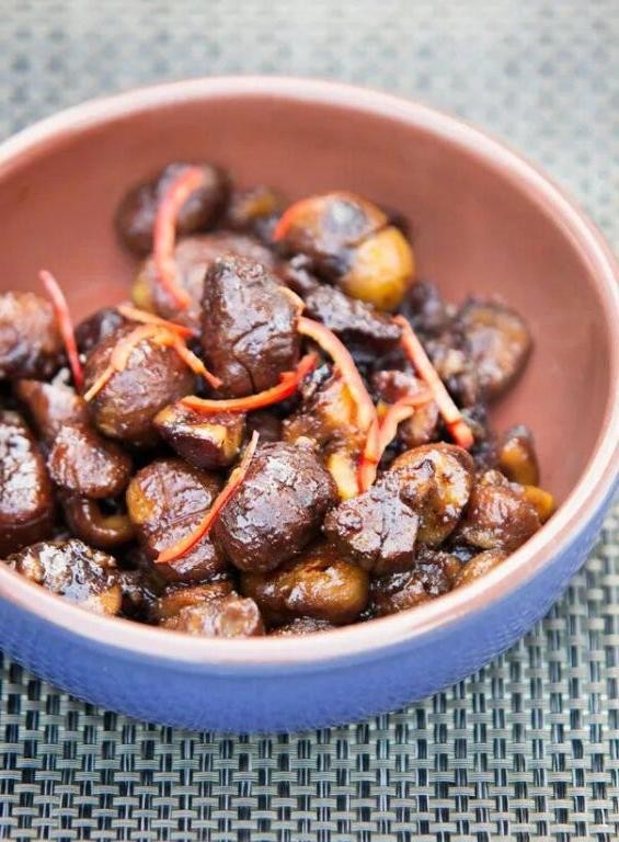 Maple Cinnamon Roasted Chestnuts