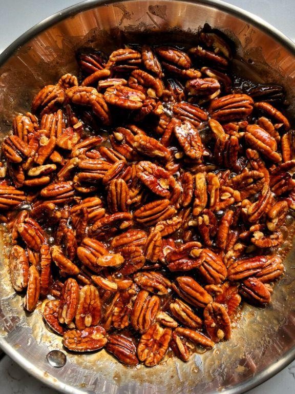 Maple Glazed Lavosh with Pecans