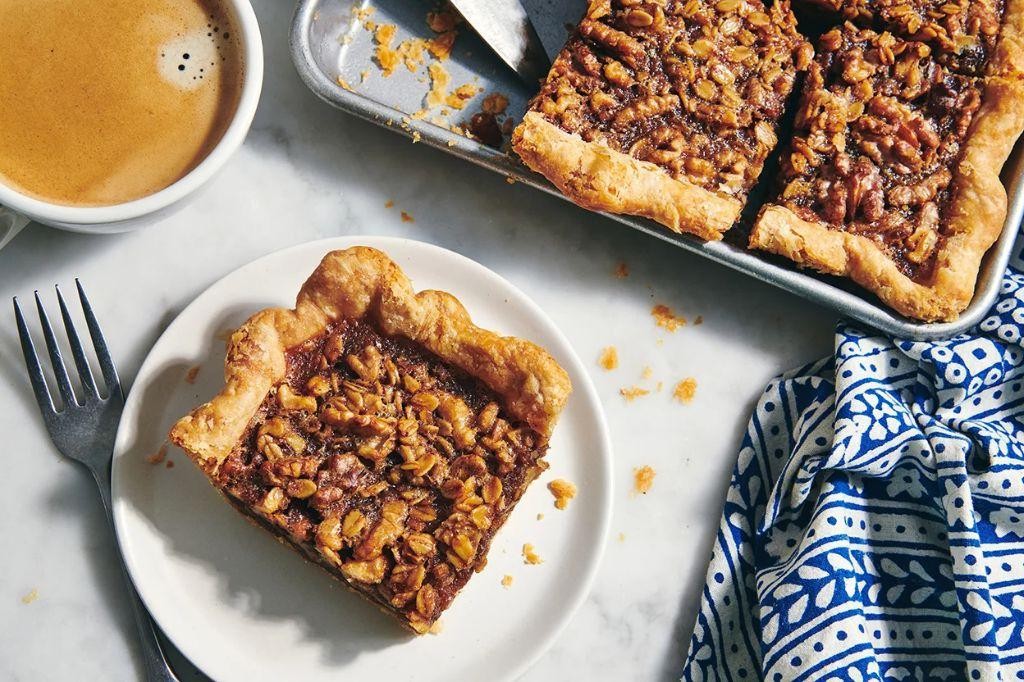Maple Walnut Slab Pie