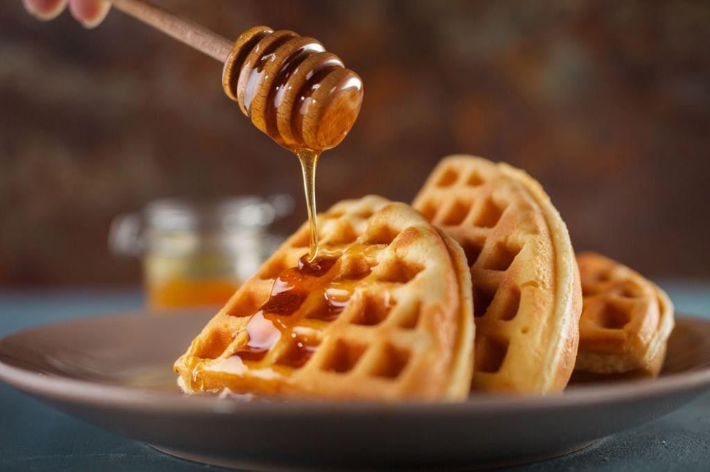 Maple honey butter waffles