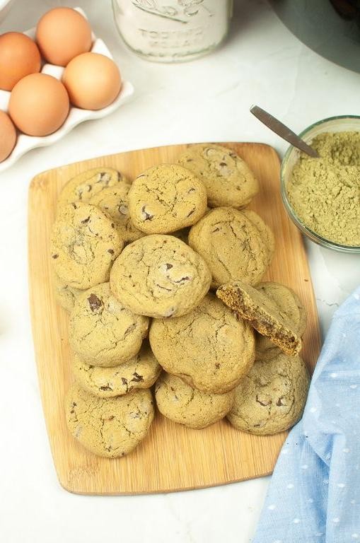 Matcha Green Tea Air Fryer Cookies