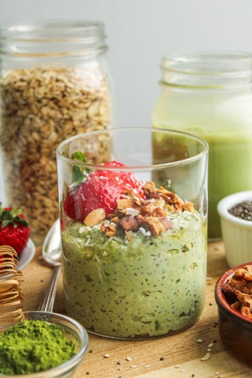 Matcha Green Tea Overnight Oats
