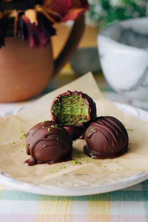 Matcha Protein Truffles