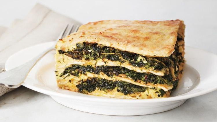 Matzah Lasagna with Spinach and Ricotta