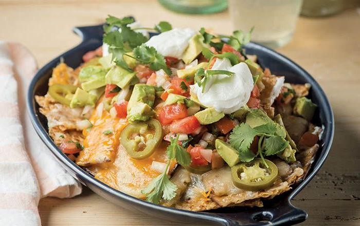 Matzah Nachos with Cheese and Jalapeños