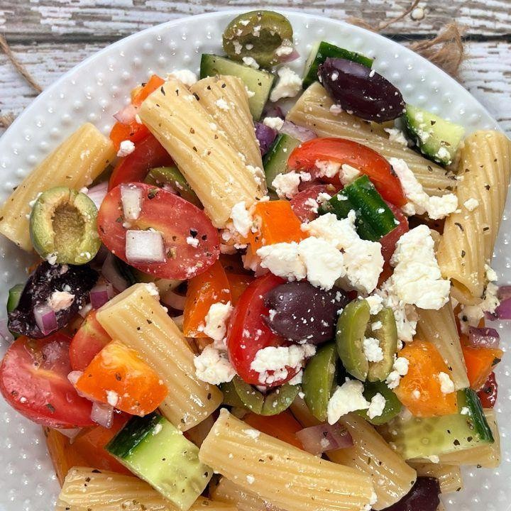 Mediterranean Cavatelli with Olives and Feta