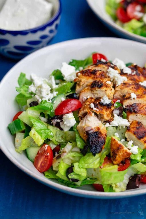 Mediterranean Chicken Salad with Feta