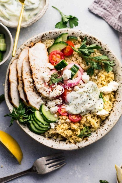 Mediterranean Gyro Bowl with Quinoa