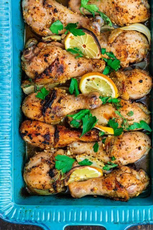 Mediterranean Lemon Oregano Chicken Drumsticks