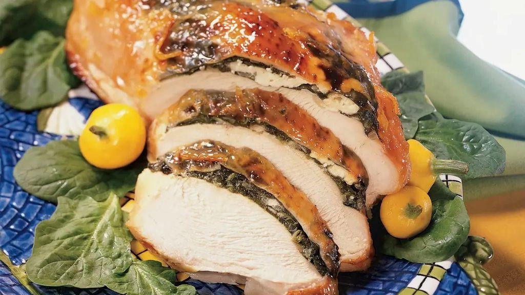 Mediterranean Stuffed Turkey Breast with Feta