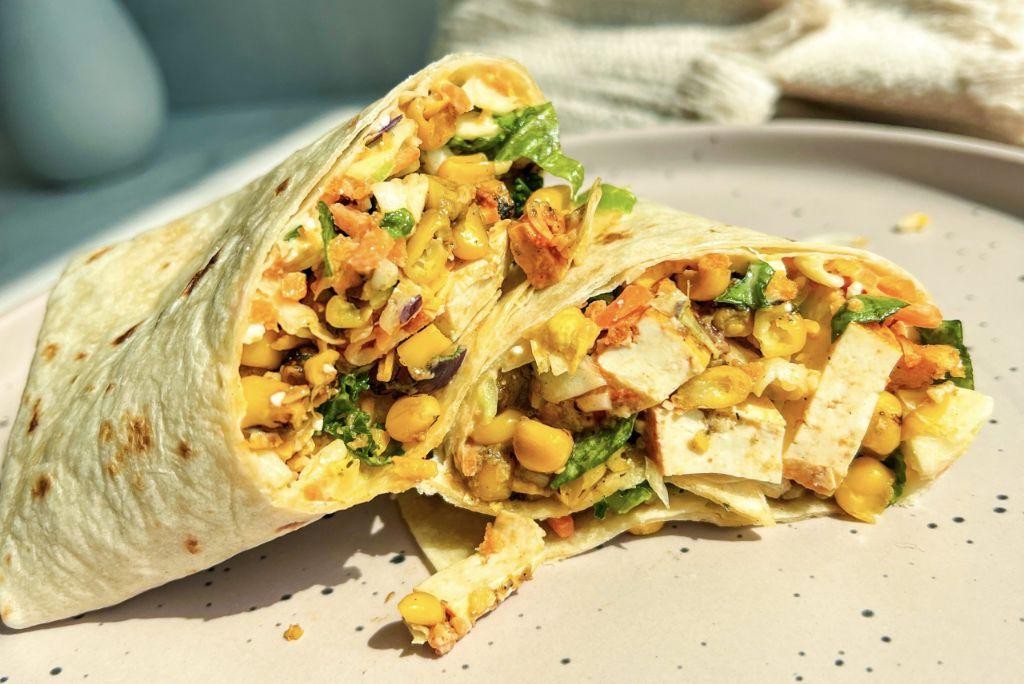 Mexican Street Corn Veggie Wrap