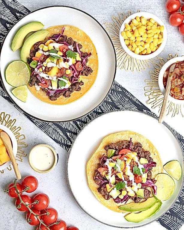 Mexican-Style Cabbage Wraps with Black Beans and Corn